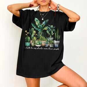 Funny Plant Lover Shirt S, Introvert Plant Shirt, Houseplant Tee